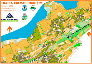 Mappa orienteering Fratta Colmaggiore